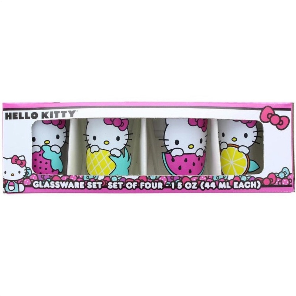 Hello Kitty Mini Glass Set - Picture 2 of 6